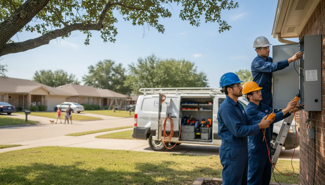 Certified electrician providing emergency electrical services in Gastonia, NC